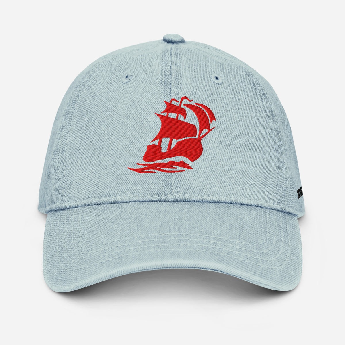 Baseball Cap, Light-wash Denim – The Bulwark display picture 2